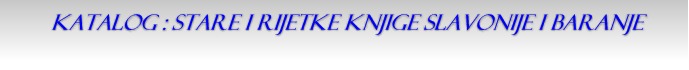 CROLIST -  KATALOG LOKALNE KNJIZNICE 01